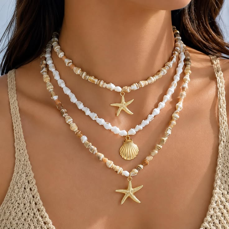Collier coquillage