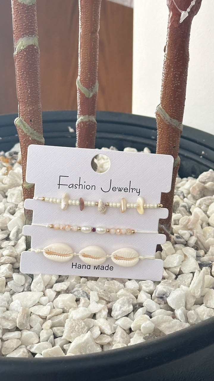 Ensemble de 3 Bracelets Bohème – Collection Océan🌊